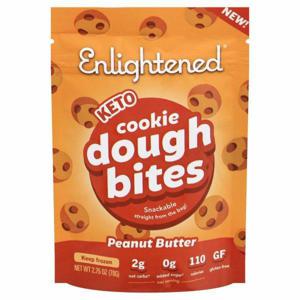 Enlightened Cookie Dough Bites, Keto, Peanut Butter