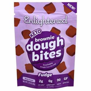 Enlightened Brownie Dough Bites, Keto, Fudge