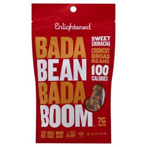 Enlightened Bada Bean Bada Boom Broad Beans, Sweet Sriracha, Crunchy