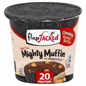 FlapJacked Mighty Muffin, Chocolate Peanut Butter, High-Fiber