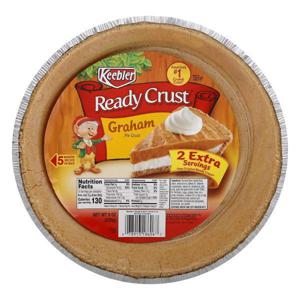 Ferrara Candy Company Ready Crust Pie Crust, Graham, 10 Inch