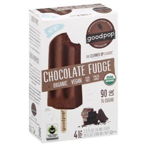 GOODPOP Pops, Chocolate Fudge