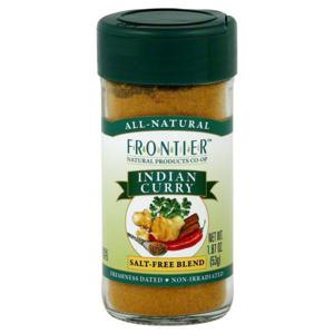 Frontier Curry, Indian, Salt-Free Blend