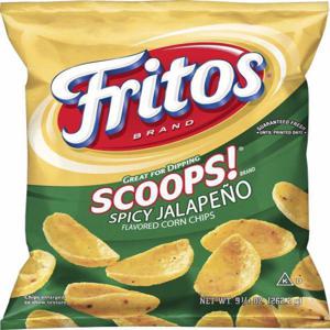 Fritos Scoops Corn Chips, Jalapeno