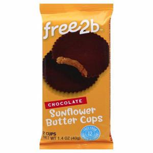 Free2B Sunflower Butter Cups, Chocolate