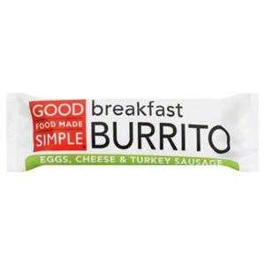 GOOD FOOD MADE SIMPLE Burrito, Turkey Sausage, Breakfast