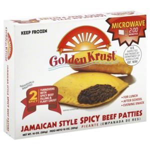 Golden Krust Beef Patties, Jamaican Style, Spicy