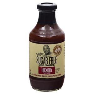 G Hughes BBQ Sauce, Sugar Free, Hickory Flavored