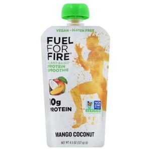 FUEL FOR FIRE Protein Smoothie, Plant-Based, Mango Coconut