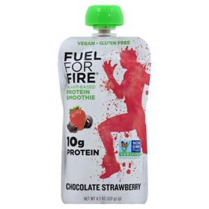 FUEL FOR FIRE Protein Smoothie, Plant-Based, Chocolate Strawberry