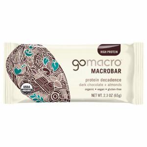 GoMacro Macrobar, Protein Decadence, Dark Chocolate + Almonds