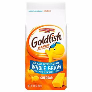 Goldfish Snack Crackers, Baked, Cheddar