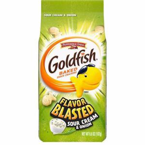 Goldfish Flavor Blasted Baked Snack Crackers, Sour Cream & Onion