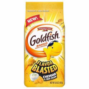 Goldfish Flavor Blasted Baked Snack Crackers, Cheddar & Sour Cream