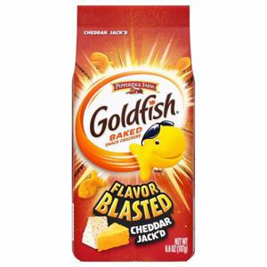 Goldfish Flavor Blasted Baked Snack Crackers, Cheddar Jack'D