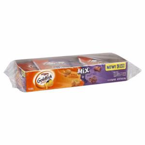 Goldfish Baked Snack Crackers, Mix, Xtra Cheddar + Pretzel, Lunch Pack