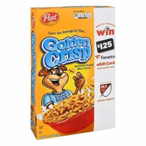 Golden Crisp Cereal, Sweetened Puffed Wheat