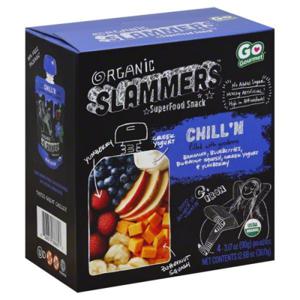 Go Gourmet Slammers SuperFood Snack, Organic, Chill'n