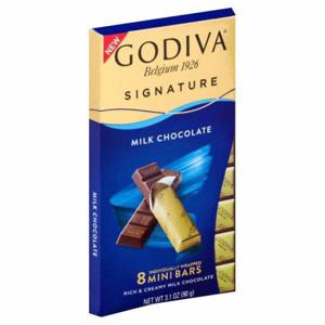 Godiva Signature Milk Chocolate Bar, Mini