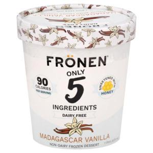 FRONEN Frozen Dessert, Non-Dairy, Madagascar Vanilla