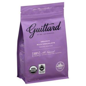 Guittard Baking Wafers, Organic, Milk Chocolate