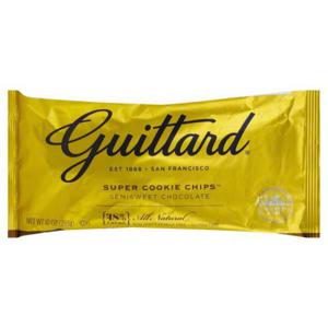 Guittard Baking Chips, Semisweet Chocolate, Super Cookie Chips, 48% Cacao