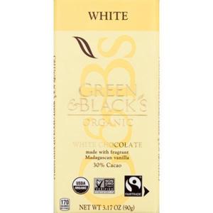 GREEN & BLACKS White Chocolate, Organic, 30% Cacao