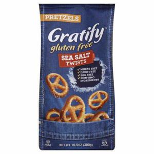 Gratify Gluten Free Pretzels, Sea Salt, Twists