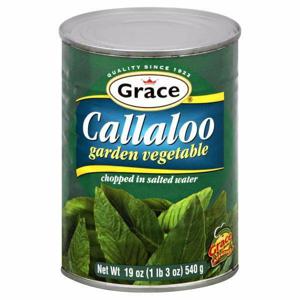 GRACE Callaloo, in Salt Water, Chopped