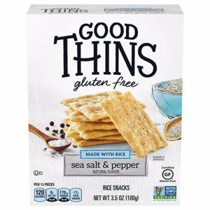 Good Thins Rice Snacks, Gluten Free, Sea Salt & Pepper