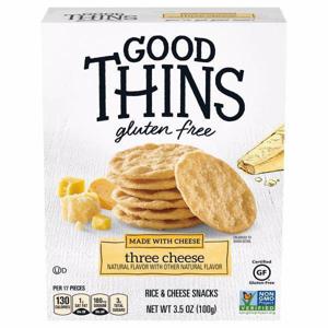 Good Thins Rice & Cheese Snacks, Gluten Free, Three Cheese