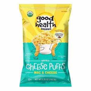 Good Health Cheese Puffs, Organic, Mac & Cheese Flavored, Baked