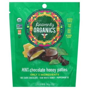 Heavenly Organics Honey Patties, Mint Chocolate