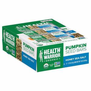 Health Warrior Organic Pumpkin Seed Bars, Organic, Honey Sea Salt