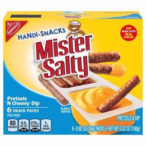 Handi-Snacks Mister Salty Pretzels 'N Cheese Dip