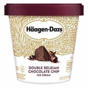 Haagen-Dazs Ice Cream, Double Belgian Chocolate Chip