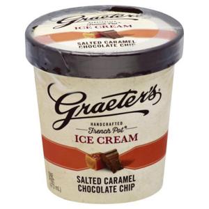 Graeter's Ice Cream, Salted Caramel Chocolate Chip, French Pot