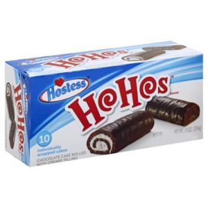 Hostess Ho Hos Chocolate Cake, with Creamy Filling, Rolled