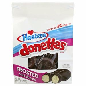 Hostess Donettes Donuts, Frosted, Mini