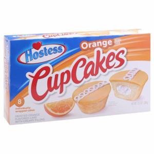 Hostess CupCakes Cakes, Orange, 8 Pack