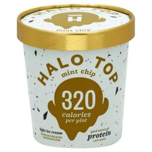 Halo Top Ice Cream, Light, Mint Chip