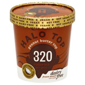 Halo Top Ice Cream, Dairy Free, Peanut Butter Cup