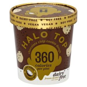 Halo Top Frozen Dessert, Dairy Free, Chocolate Chip Cookie Dough