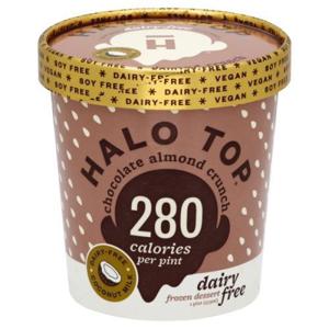 Halo Top Frozen Dessert, Dairy Free, Chocolate Almond Crunch