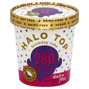 Halo Top Frozen Dessert, Dairy Free, Birthday Cake