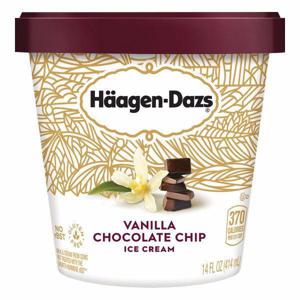 Haagen-Dazs Ice Cream, Vanilla Chocolate Chip