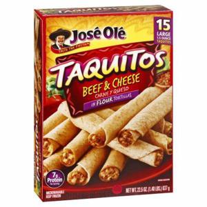 Jose Ole Taquitos, Beef & Cheese