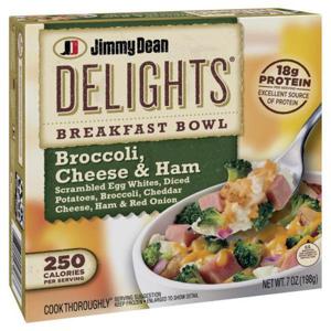 Jimmy Dean Delights Broccoli, Cheese & Ham Breakfast Bowl (Frozen)