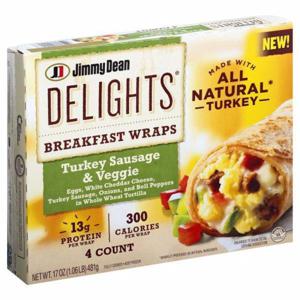 Jimmy Dean Breakfast Wrap, Turkey Sausage & Veggie