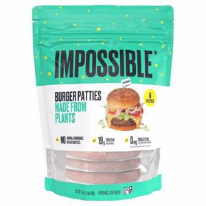 Impossible Burger Patties, Made from Plants